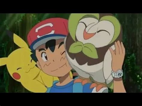 ash rowlet|ash's rowlet evolves into dartrix.